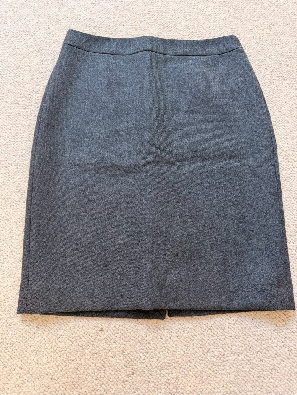 J.Crew 100% Wool No. 2 Pencil Skirt Charcoal Gray, Size 4